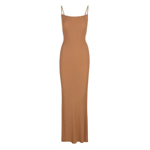 skims soft lounge long slip dress - Picture 7 of 8
